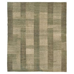 Mehraban Natural Dye Contemporary Design Mondrian Collection D5188