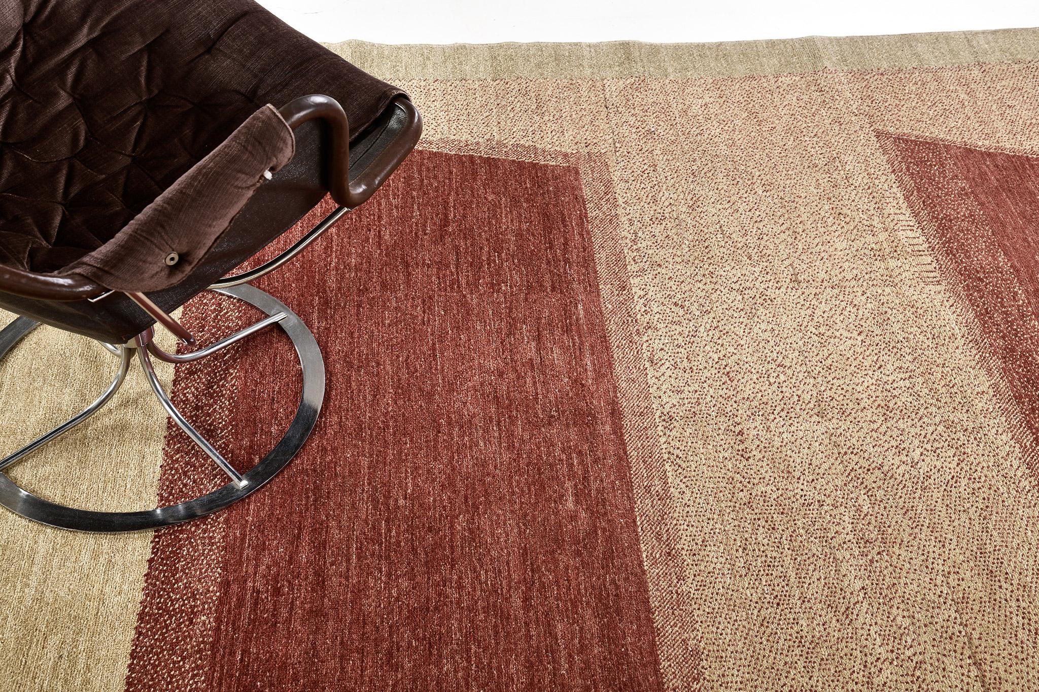Mehraban Natural Dye Contemporary Design Rug Mondrian Collection In New Condition For Sale In WEST HOLLYWOOD, CA