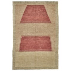 Mehraban Natural Dye Contemporary Design Rug Mondrian Collection