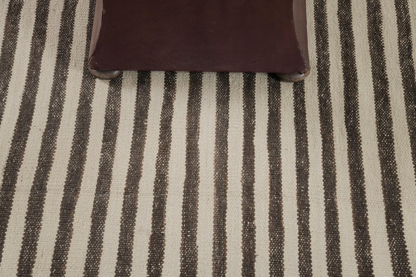 Noué à la main Mehraban Natural Dye Flat Weave Kilim Puro Collection en vente