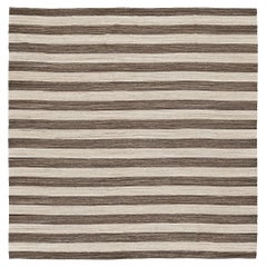 Mehraban Rugs a trama piatta con tintura naturale, collezione Kilim Puro, quadrato