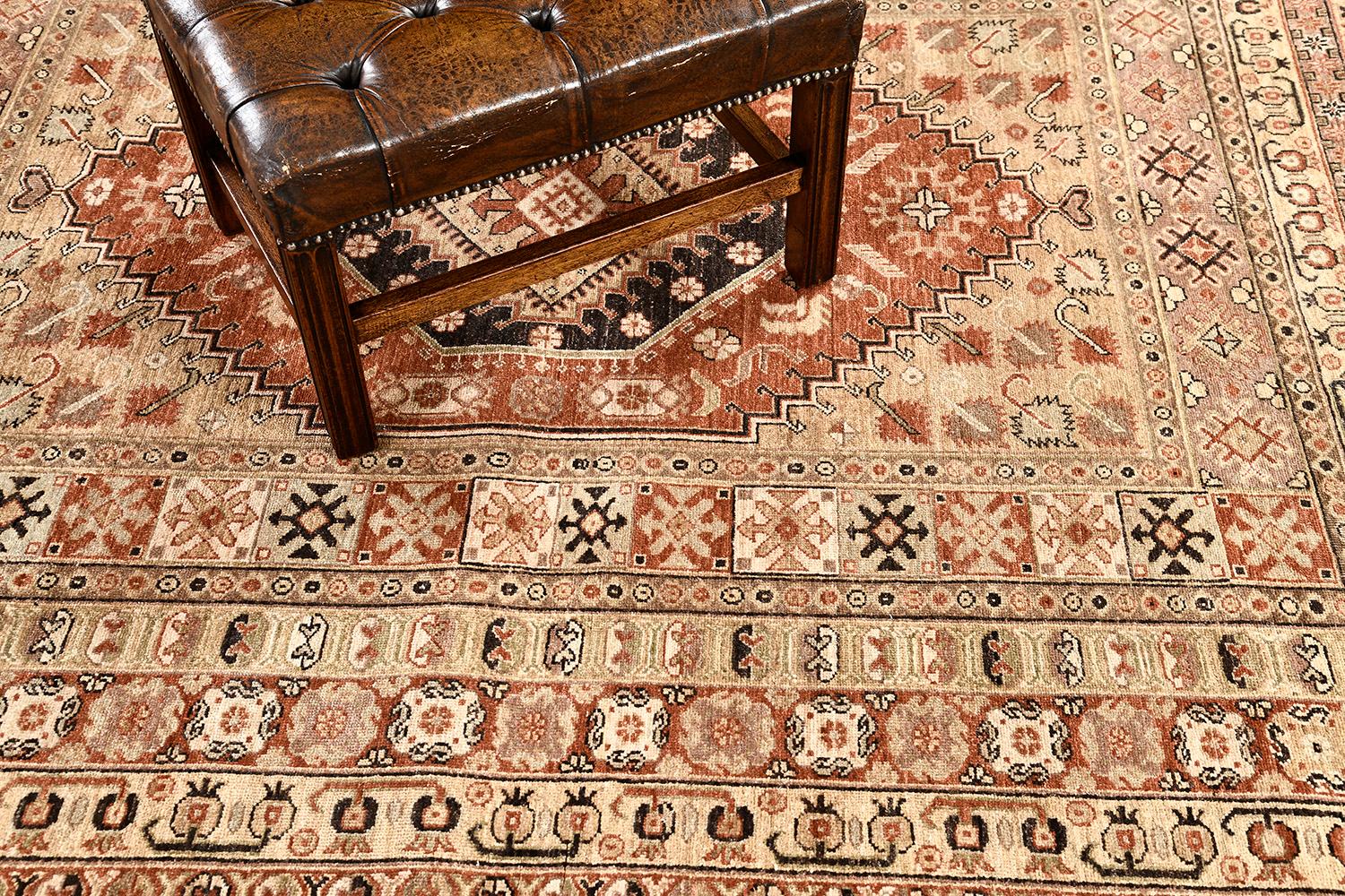 Mehraban Alfombra de Tinte Natural Estilo Gashgai Colección Bliss Afgano en venta