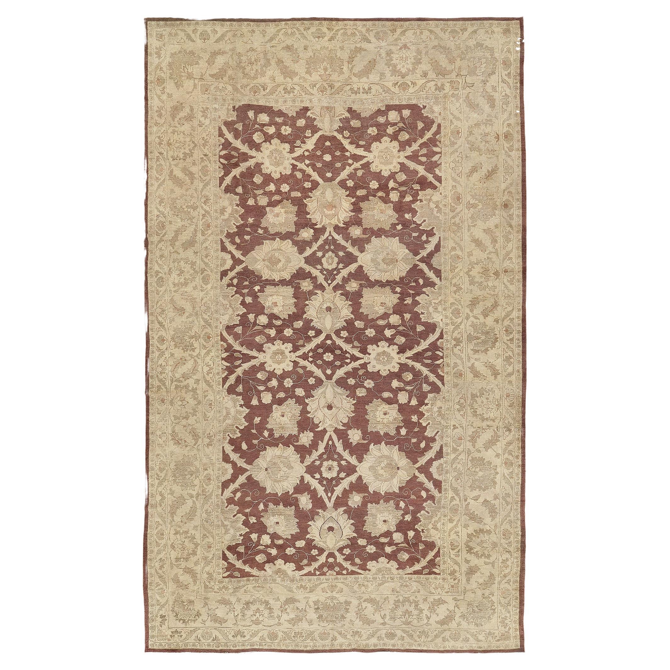 Mehraban Natural Dye Sultanabad Revival Rug For Sale at 1stDibs