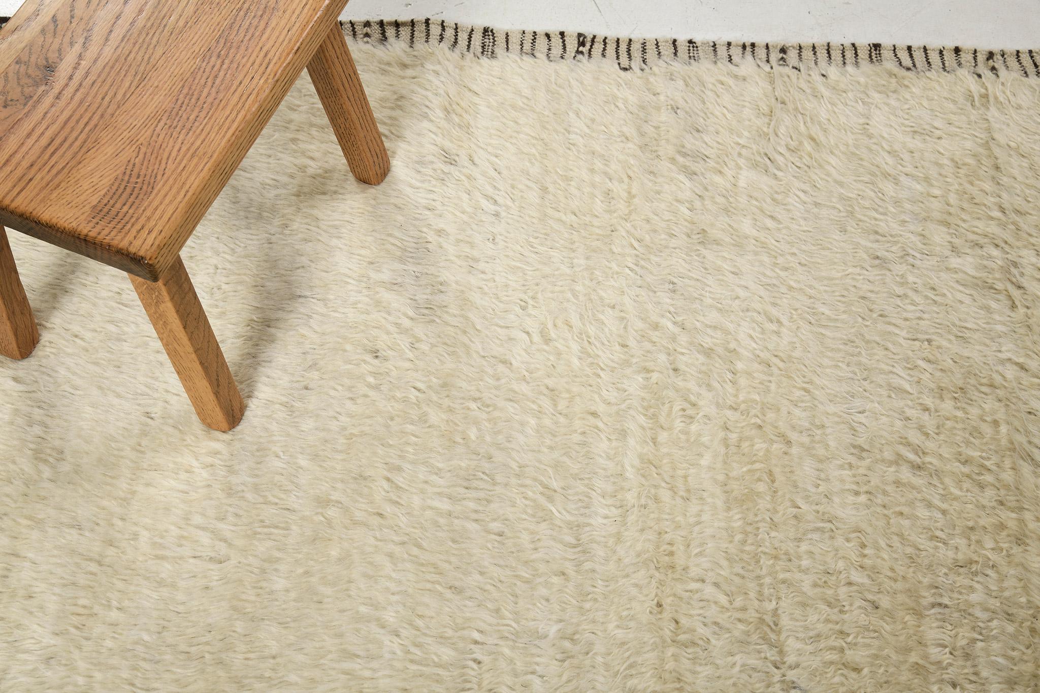 Hand-Knotted Mehraban Natural Dye Moroccan Style Runner For Sale