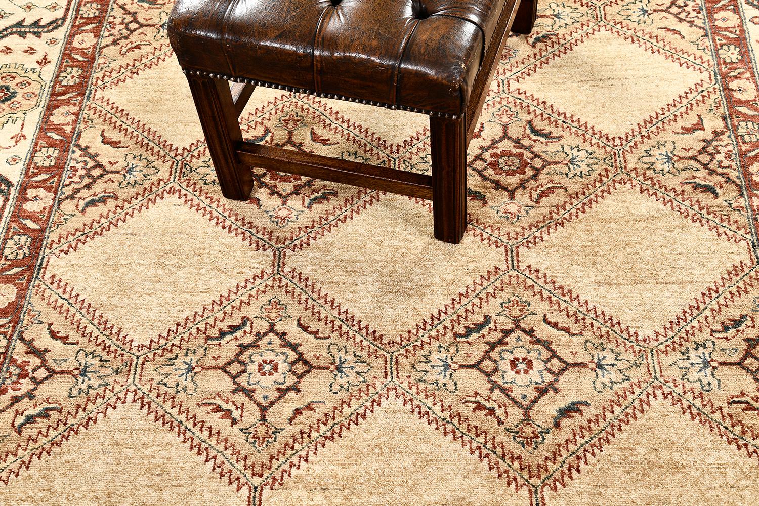 Mehraban Natural Dye Sarab Revival Rug In New Condition For Sale In WEST HOLLYWOOD, CA