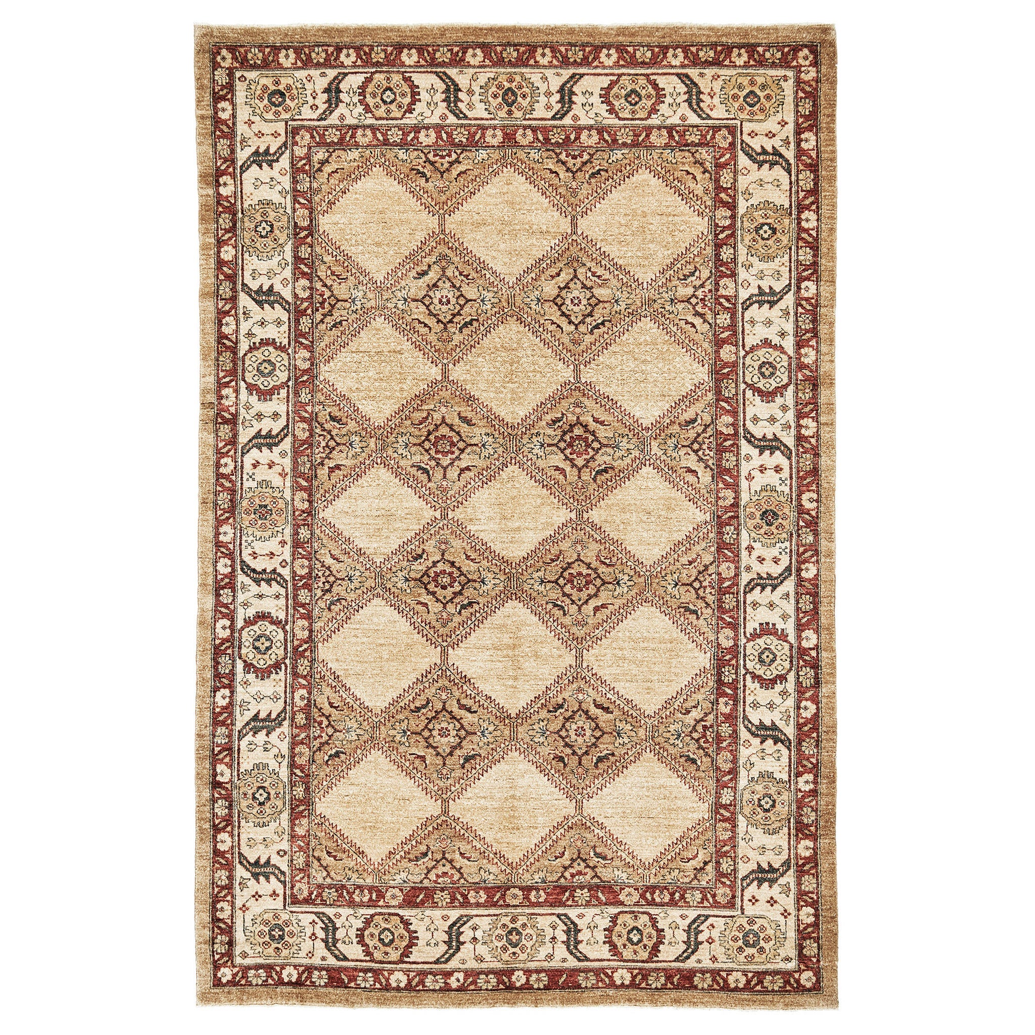 Tapis de la renaissance Sarab teinté naturel Mehraban