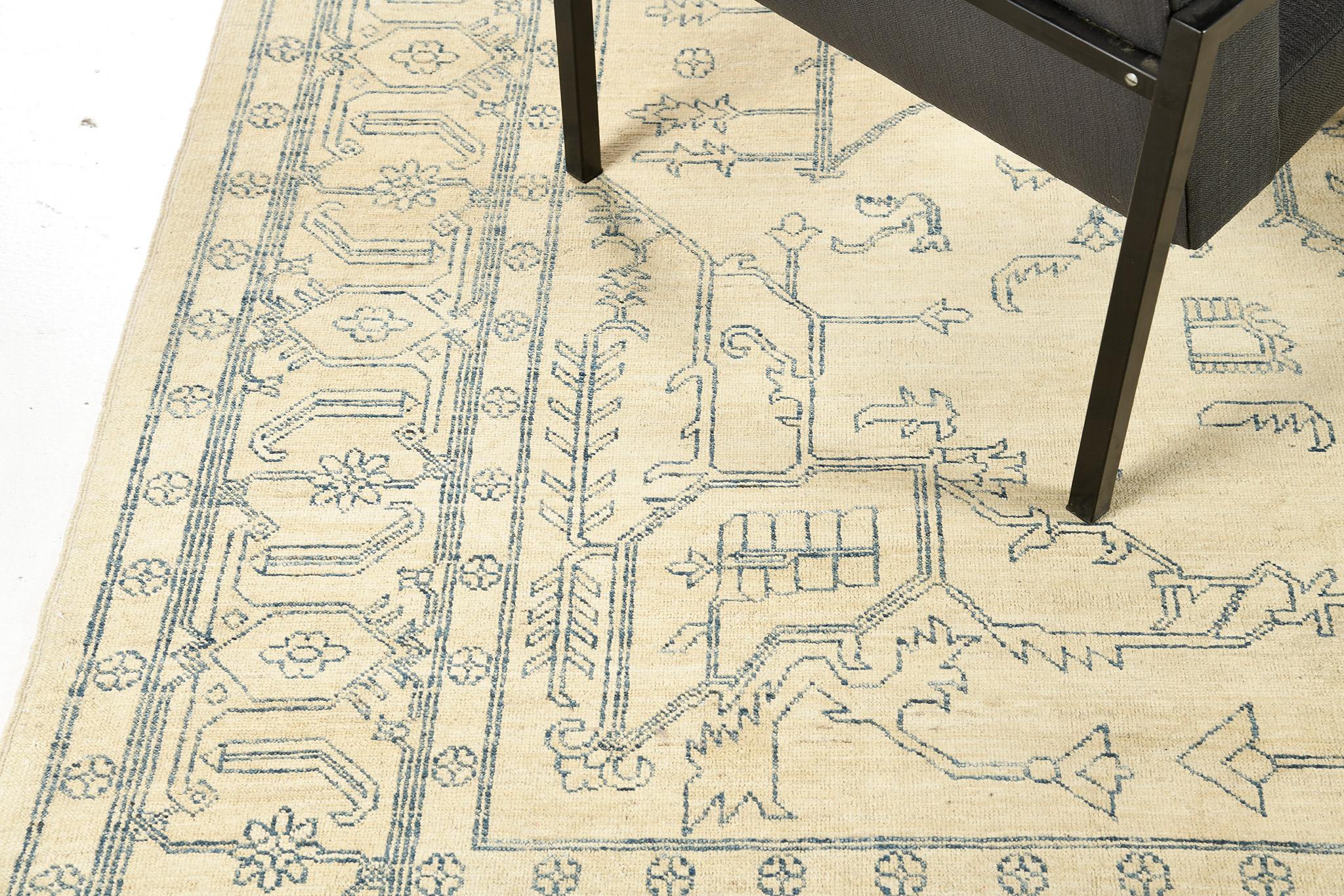 Mehraban Alfombra Shirvan Revival de Tinte Natural Anudado a mano en venta