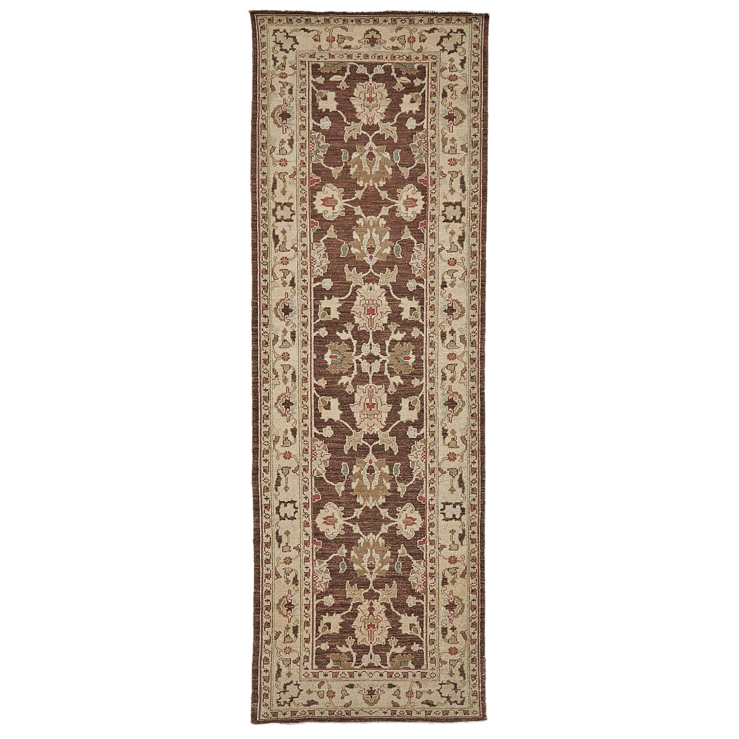 Mehraban Natural Dye Sultanabad Design-Läufer Divine D256