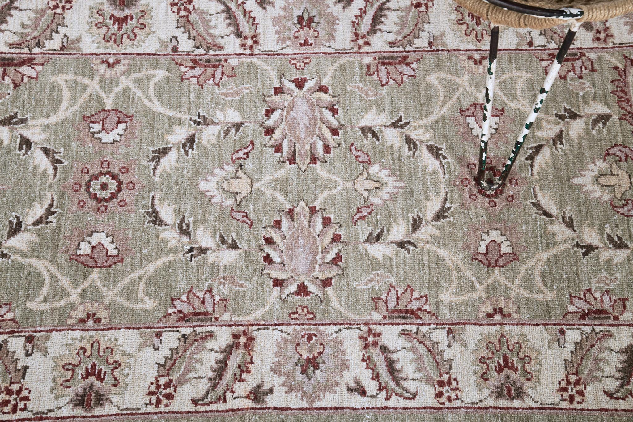 Mehraban Natural Dye Sultanabad Revival Runner In New Condition For Sale In WEST HOLLYWOOD, CA