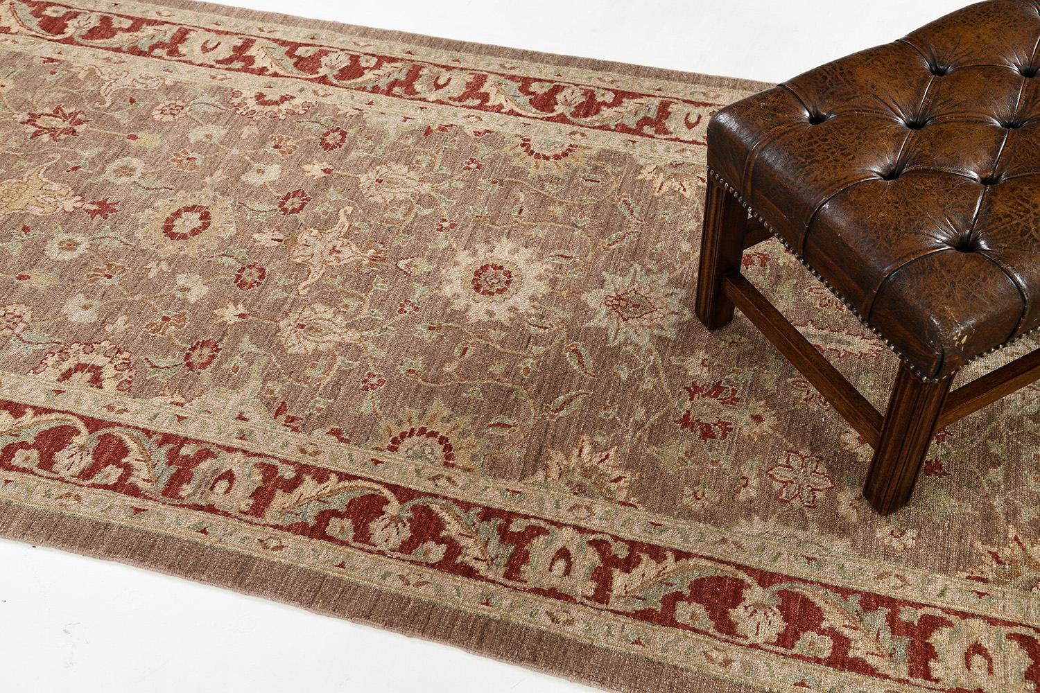 Lana Runner Sultanabad Revival con tintura naturale Mehraban in vendita