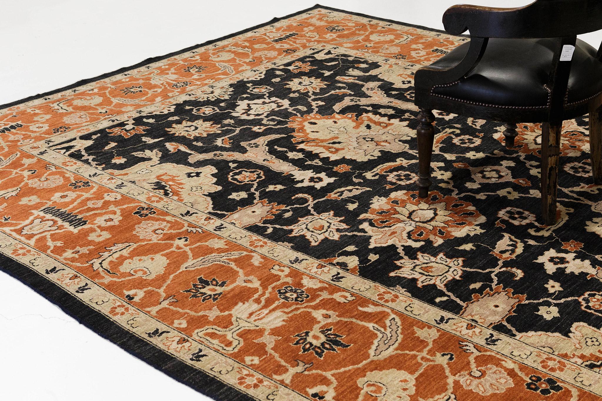 Mehraban Natural Dye Sultanabad Style Rug D5228 Divine im Zustand „Neu“ im Angebot in WEST HOLLYWOOD, CA