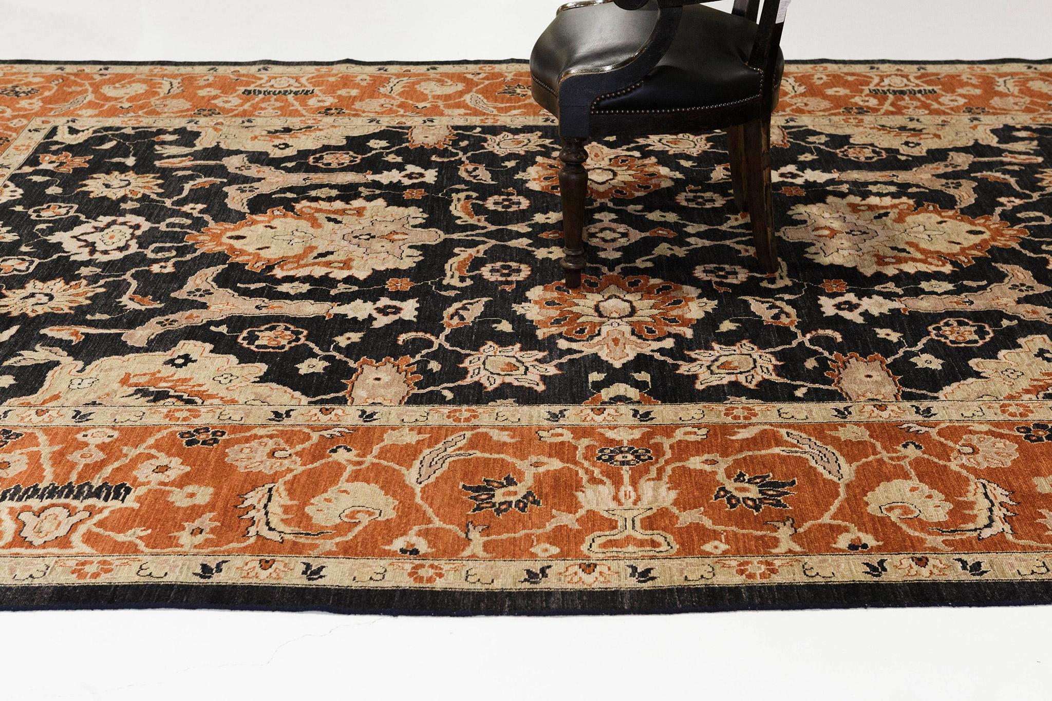 Mehraban Natural Dye Sultanabad Style Rug D5228 Divine (21. Jahrhundert und zeitgenössisch) im Angebot