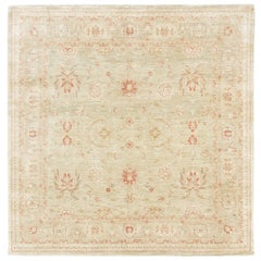 Mehraban Natural Dye Sultanabad Style Rug Divine Square Rug