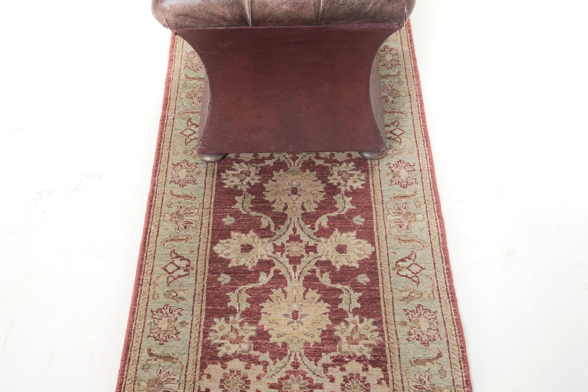 Mehraban Natural Dye Sultanabad Style Runner Bliss D5050 In New Condition For Sale In WEST HOLLYWOOD, CA