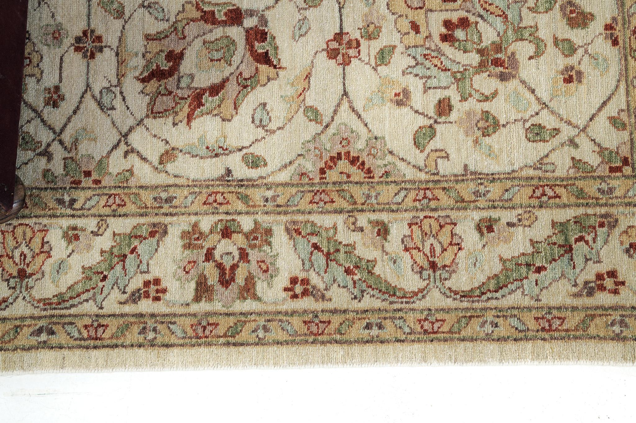 XXI secolo e contemporaneo Mehraban Tintura Naturale Stile Sultanabad Runner Collezione Divina in vendita