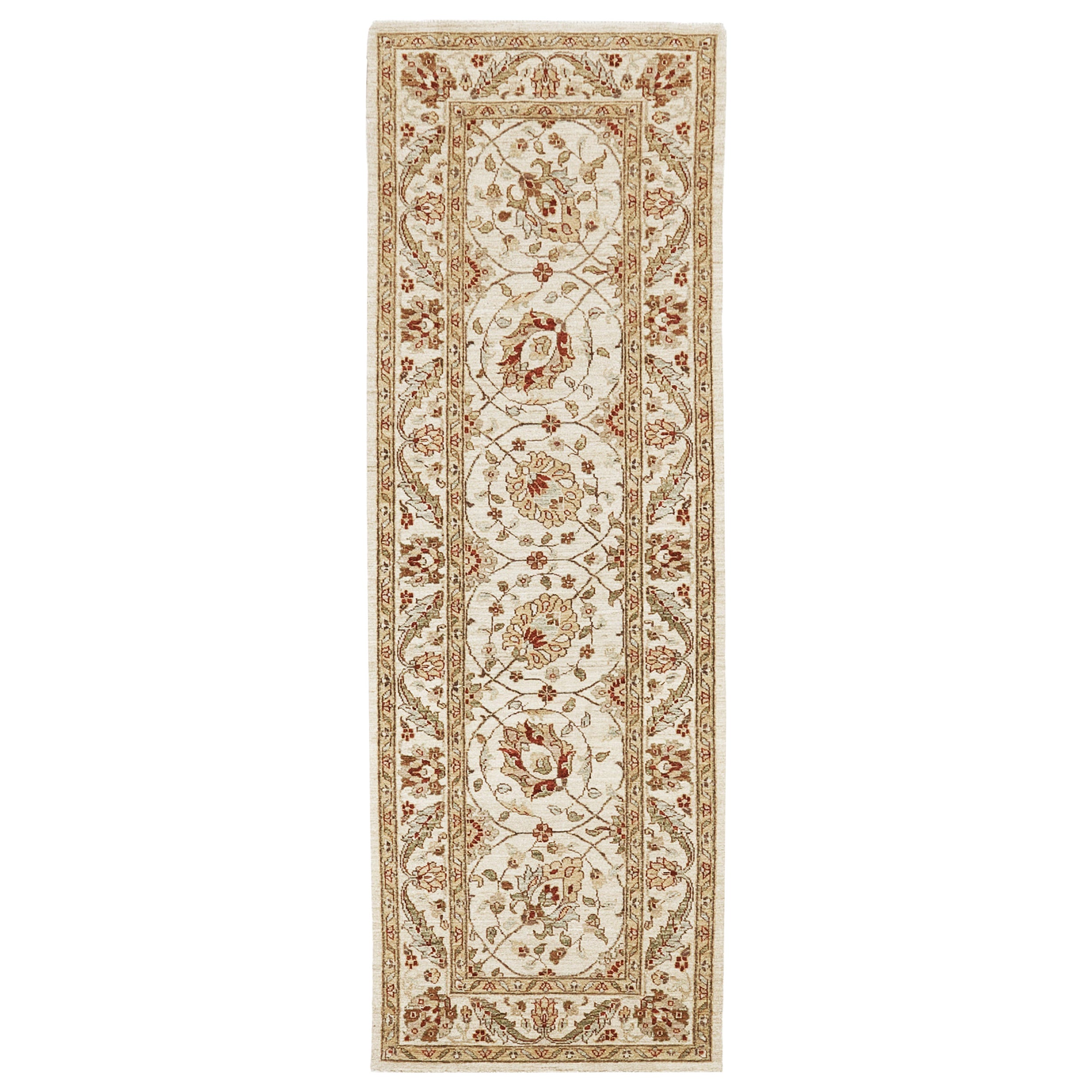 Mehraban Natural Dye Sultanabad Stil Läufer Divine Kollektion