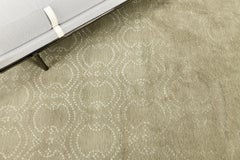 Mehraban Nepalese Modern Design Rug Wool and Silk