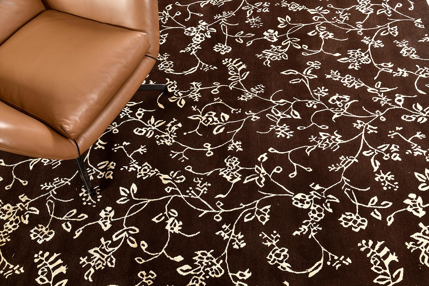 Nepalesischer Teppich im modernen Design aus Wolle und Seide (21. Jahrhundert und zeitgenössisch) im Angebot