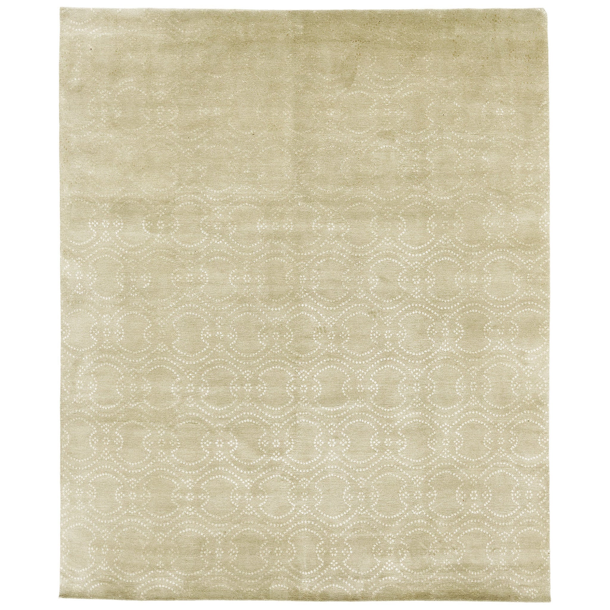 Mehraban Rugs nepalese dal design moderno in lana e seta