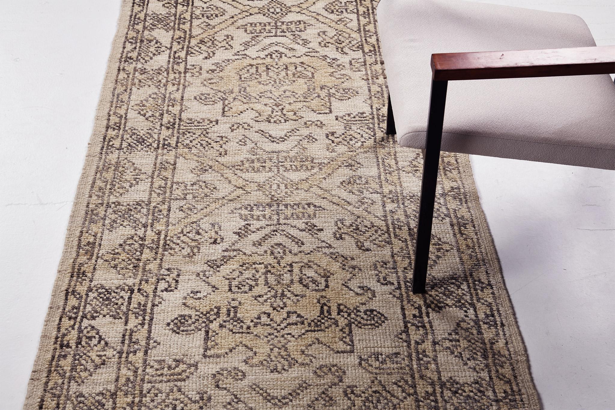 Mehraban Oushak Runner, Domicile Collection In New Condition In WEST HOLLYWOOD, CA