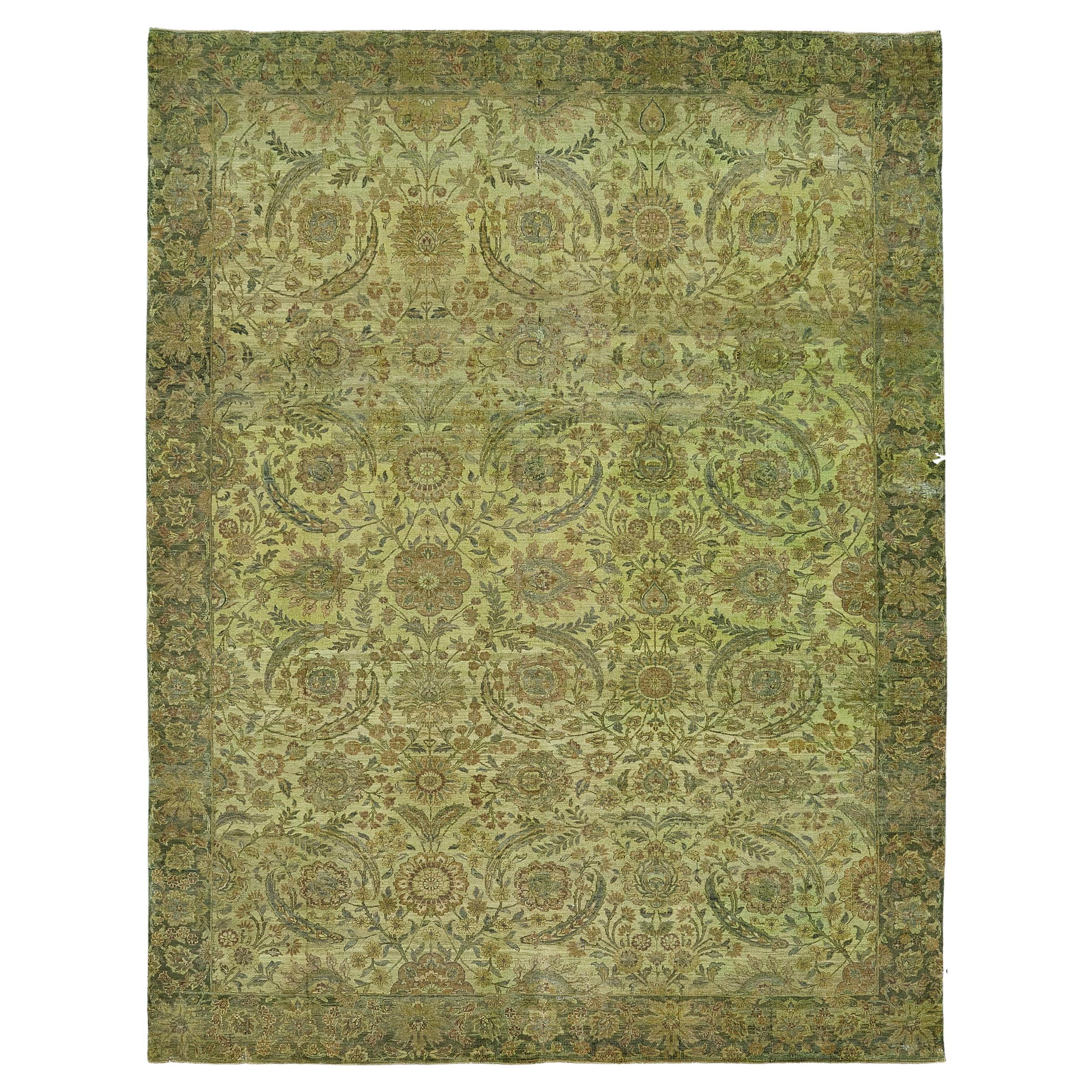 Mehraban Rugs Overdyed Agra Design Rugs in vendita
