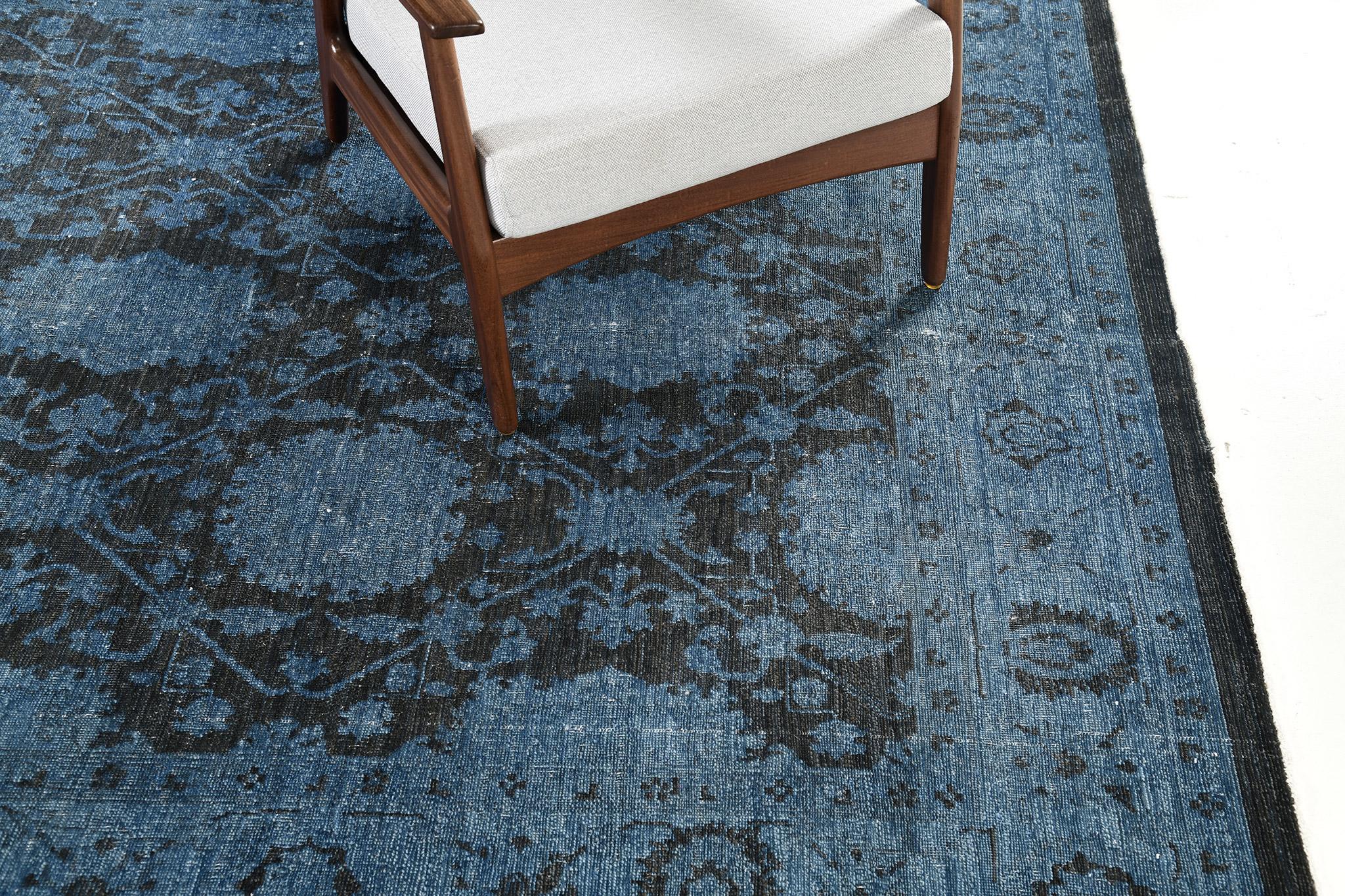 A captivating rug that features a simple but very chic in overdyed cobalt blue. This rug is versatile on every layout you might create. Perfect for your traditional and modern home interior that matches your enthusiastic and artistic style.

Rug