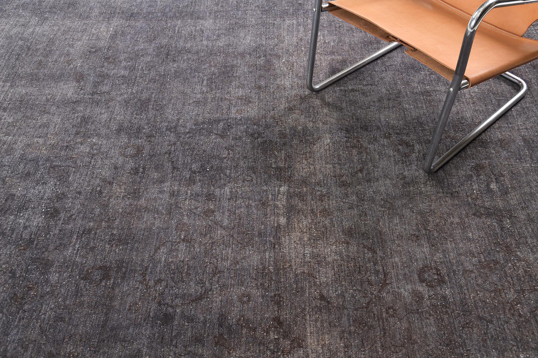Tapis carré Mehraban Overdyed Tabriz Allover Design en vente 1