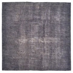 Mehraban Overdyed Tabriz Allover Design Square Rug