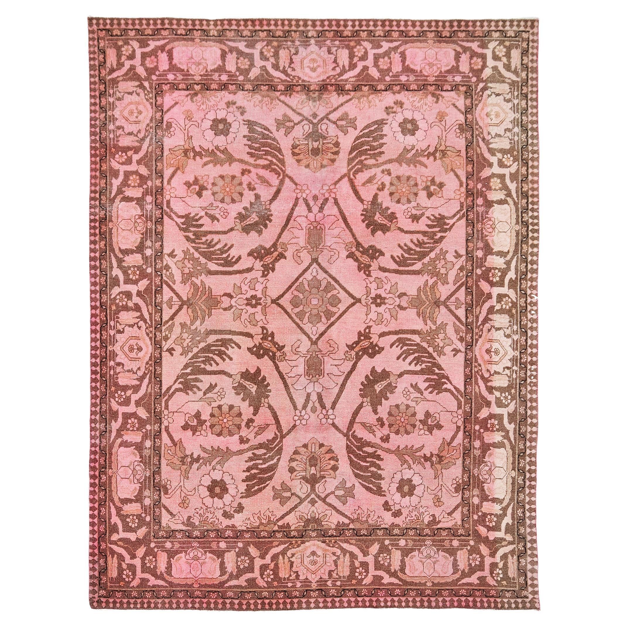 Mehraban Overdyed Sultanabad Design Rug For Sale at 1stDibs