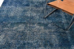 Mehraban Overdyed-Teppich im Vintage-Stil