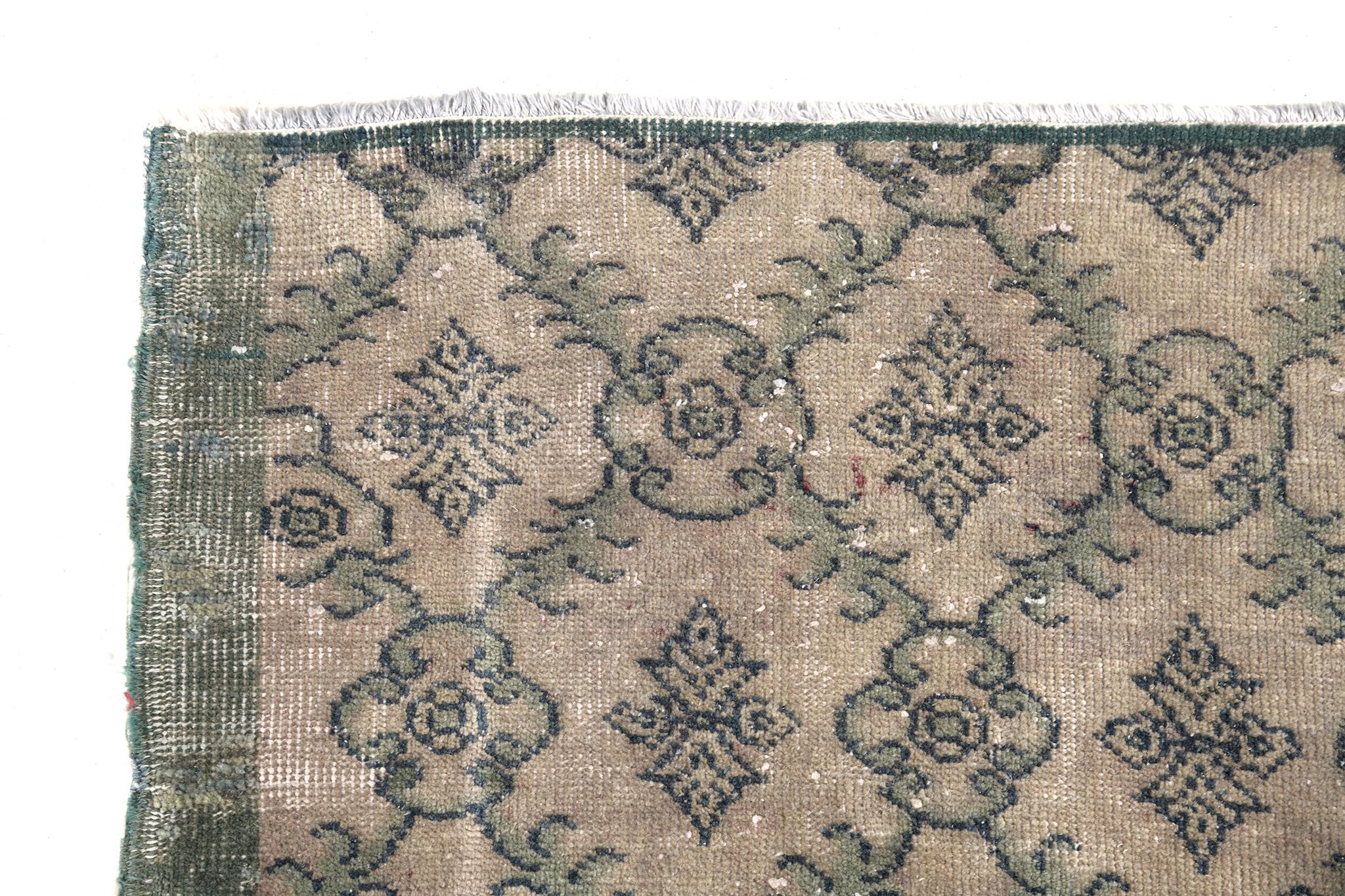 Early 20th Century Mehraban Overdyed Vintage Turkish Anatolian Runner For Sale