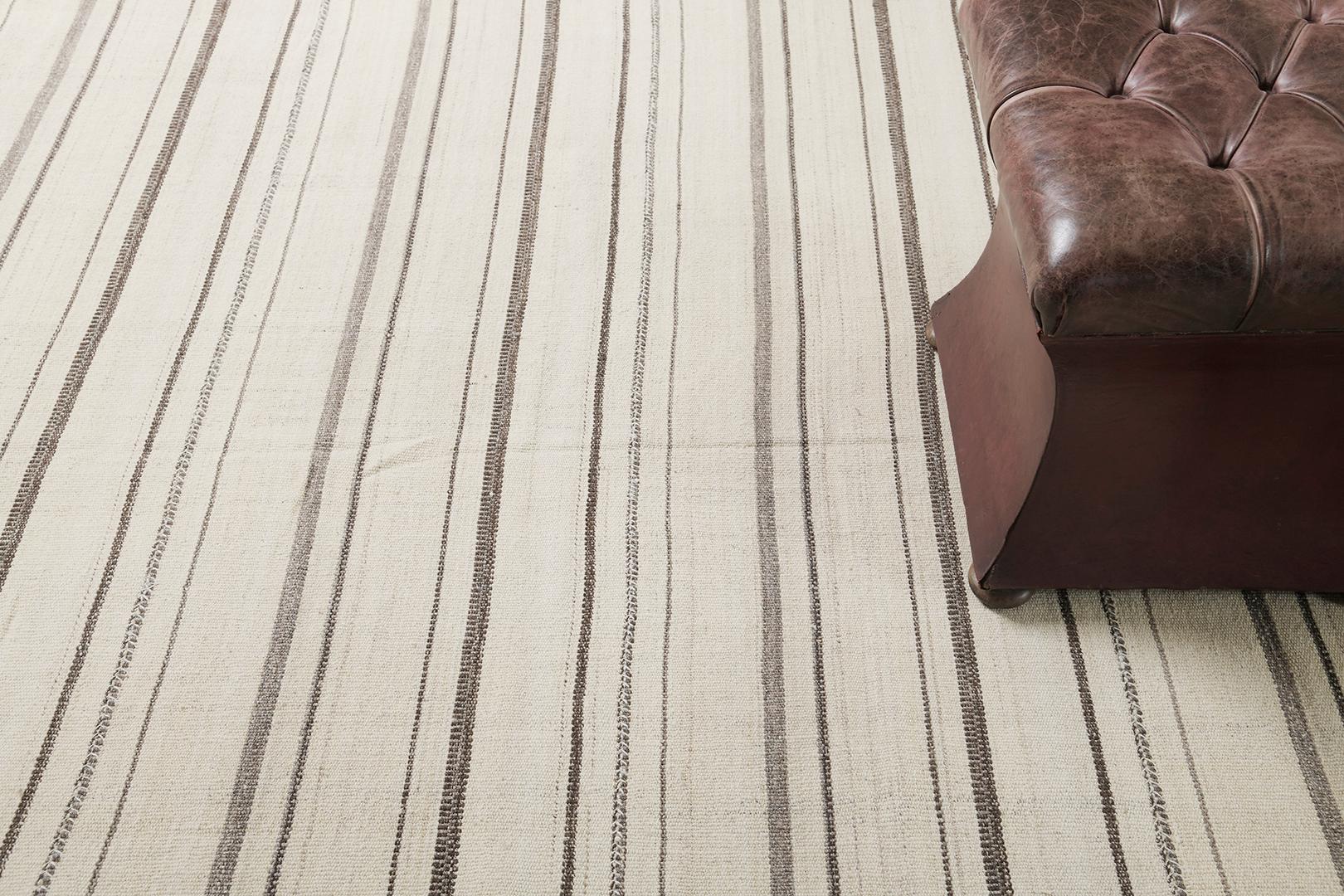 Wool Mehraban Persian Flat Weave Jejim Kilim 26643 For Sale