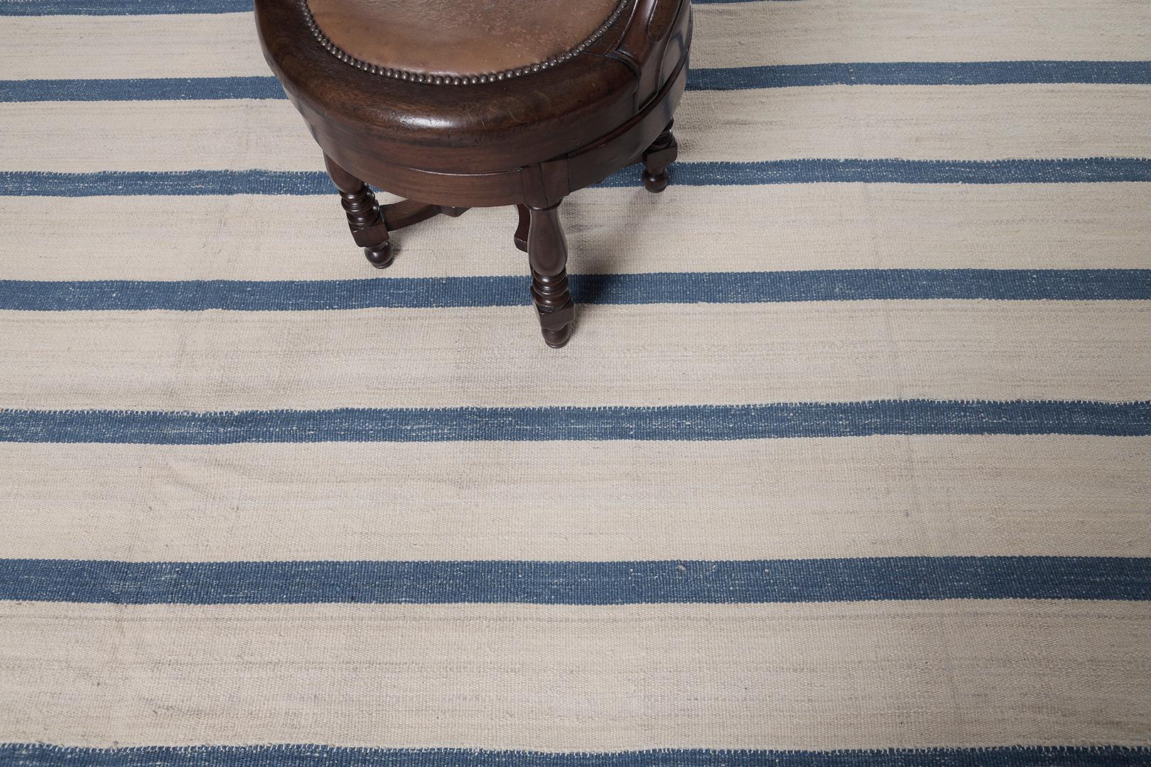 Hand-Knotted Mehraban Persian Flat Weave Jejim Kilim For Sale
