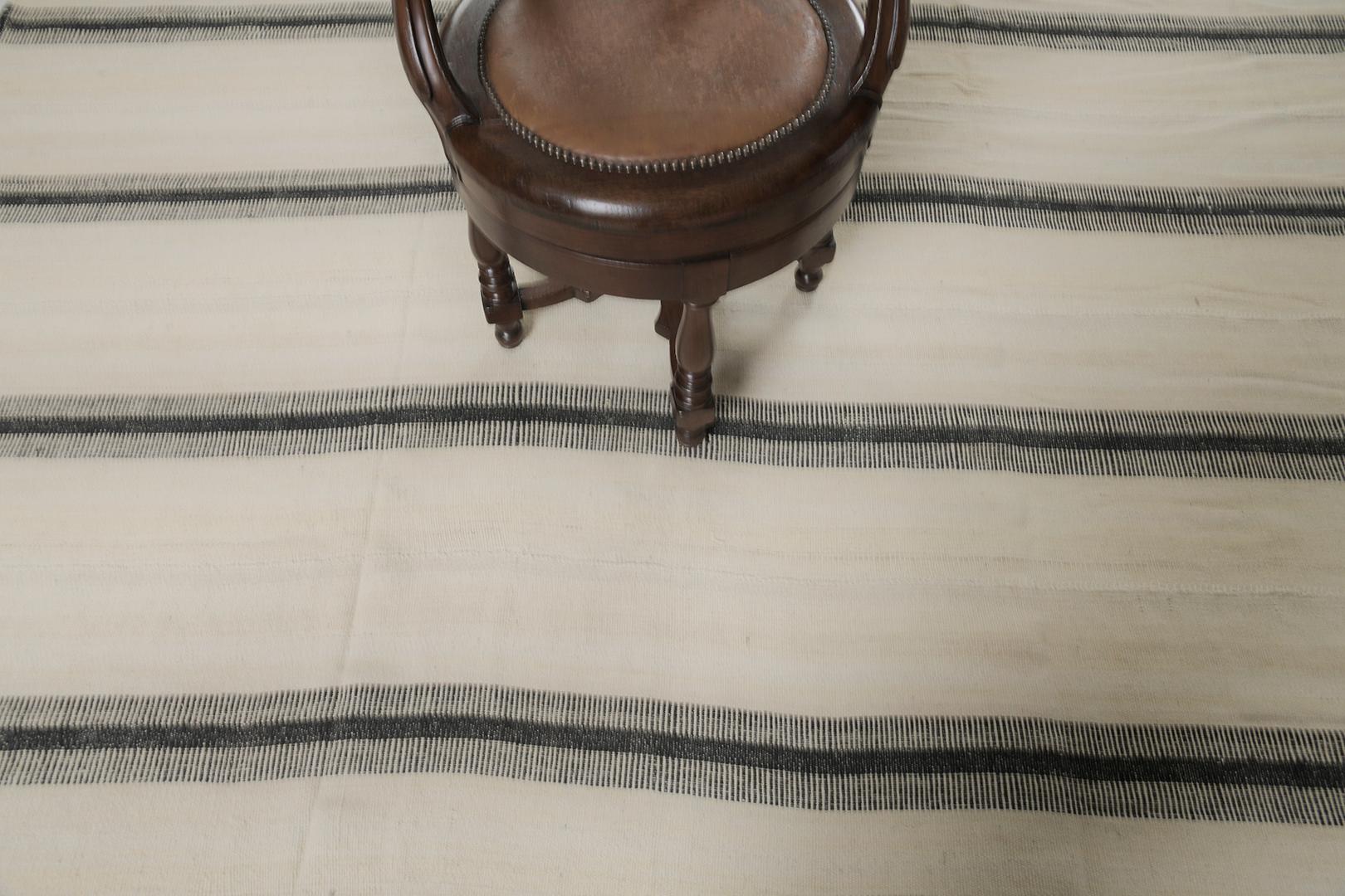 Annodato a mano Kilim persiano a trama piatta Mehraban Jejim in vendita