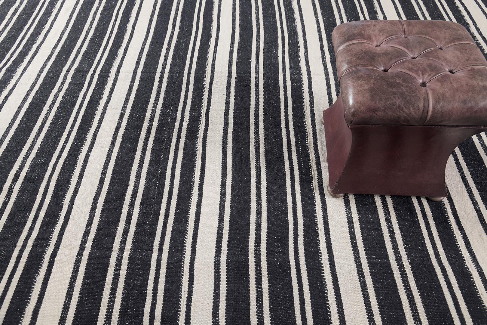 Laine Mehraban - Kilim persan à tissage plat Jejim en vente