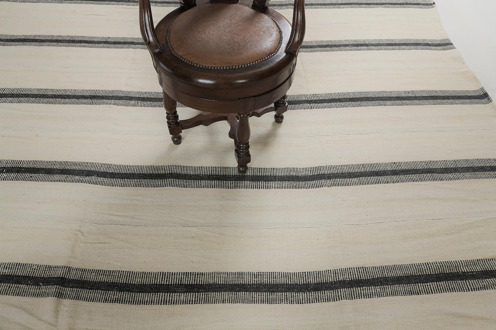 Lana Kilim persiano a trama piatta Mehraban Jejim in vendita