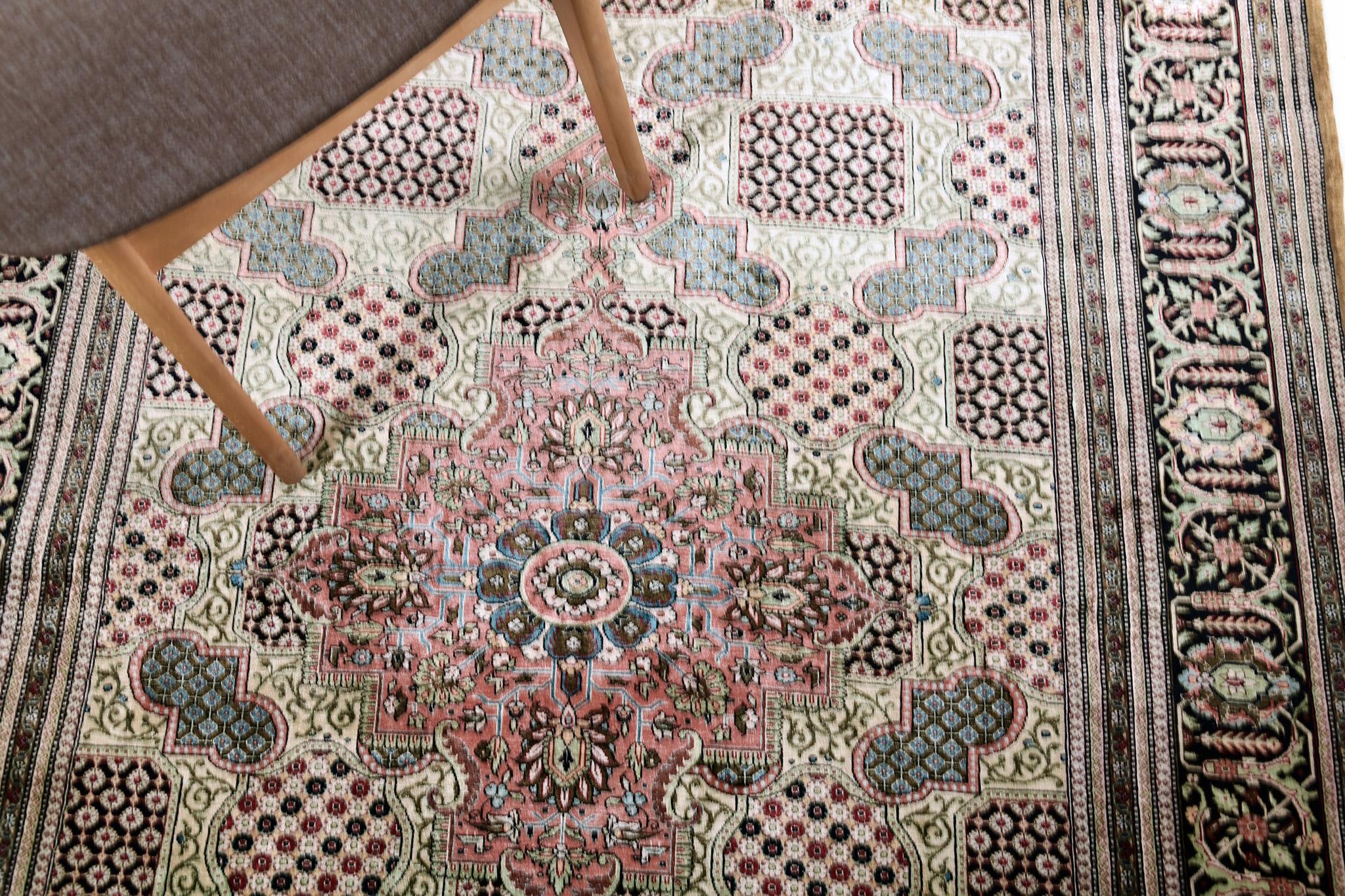 Persiano Seta persiana Mehraban Qum in vendita