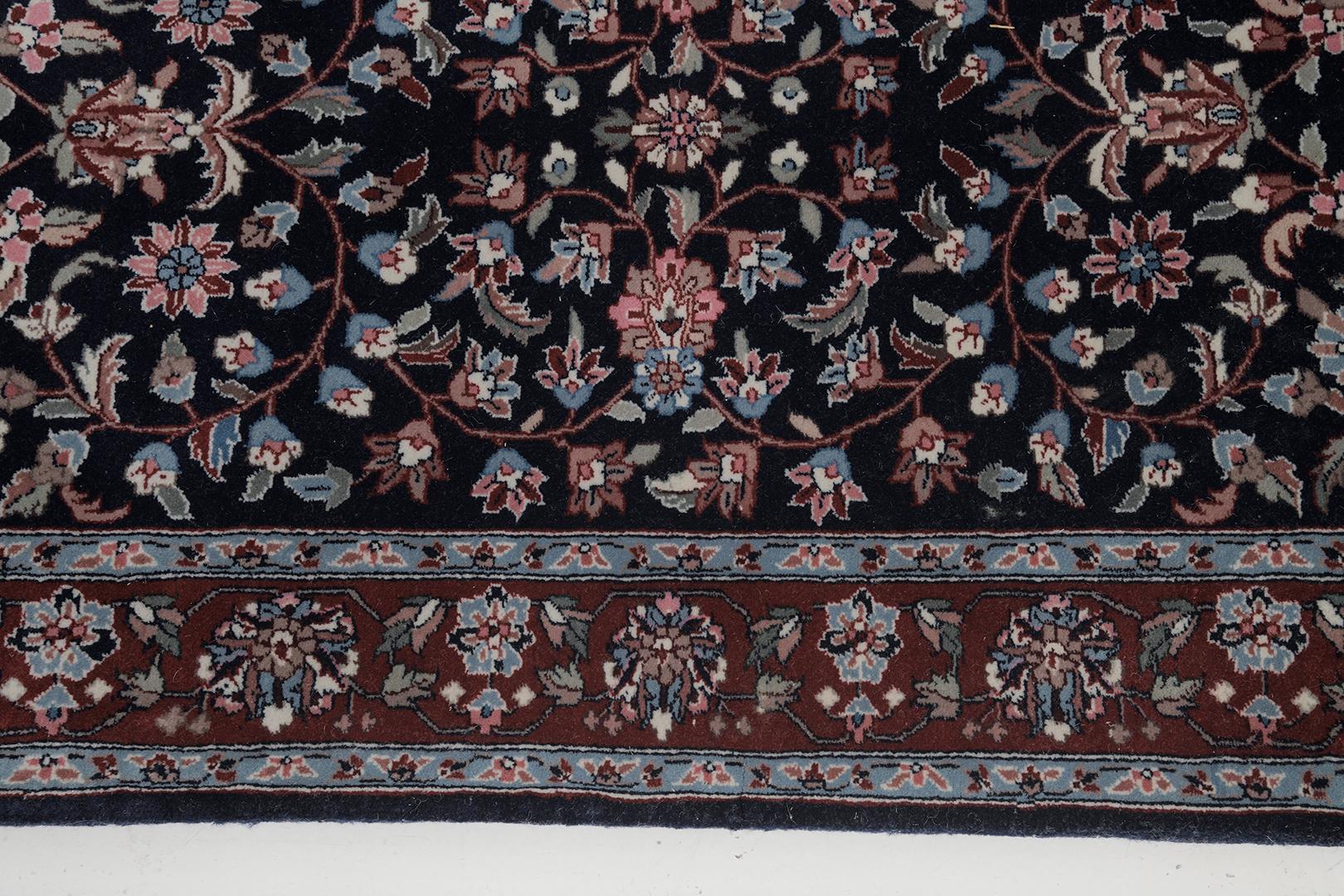 Hand-Knotted Mehraban Persian Sino Tabriz Runner For Sale