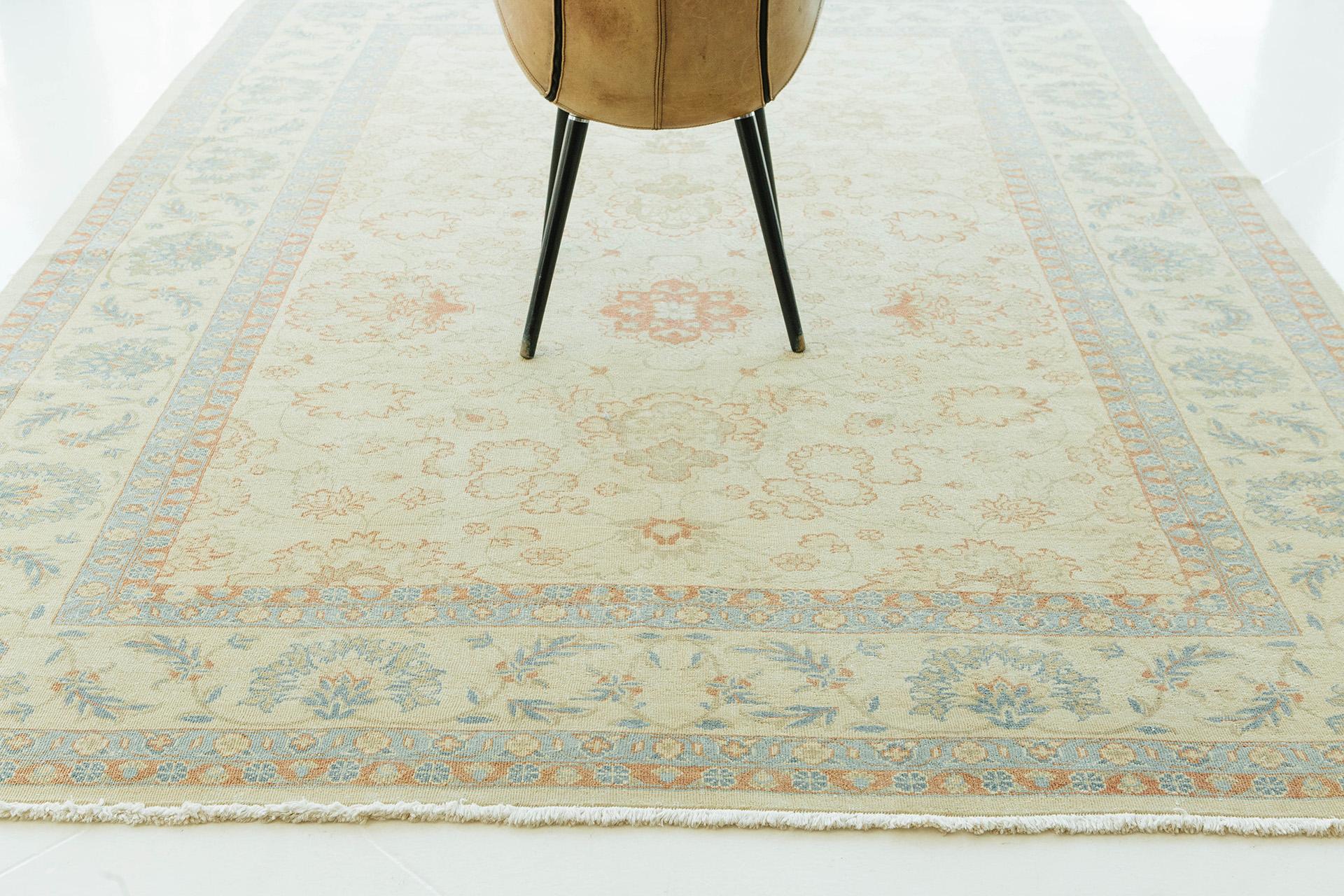 Contemporary Mehraban Persian Sultanabad Rug For Sale