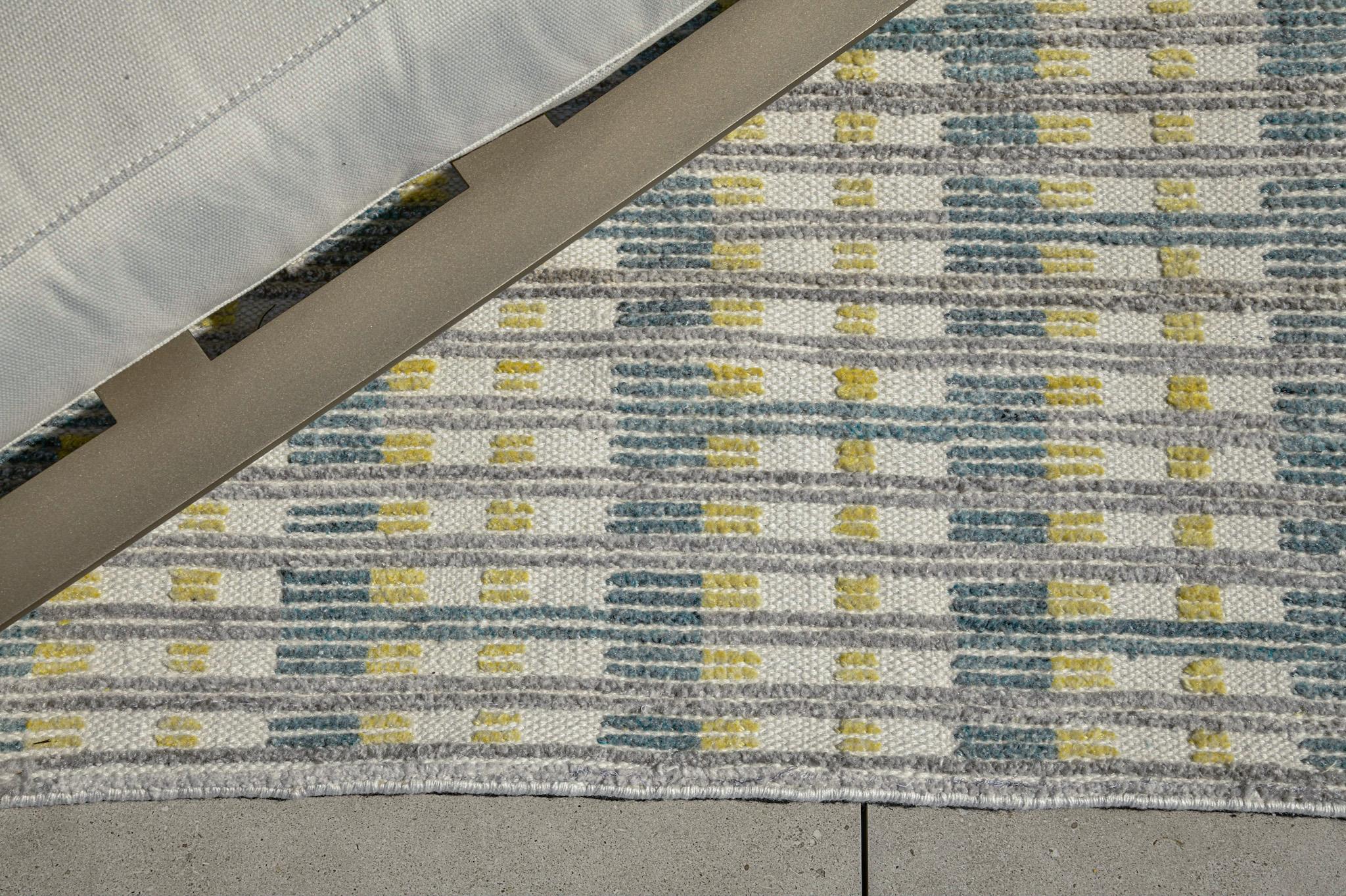 Mehraban Piquette, Nasim Collection Indoor Outdoor Rug In New Condition For Sale In WEST HOLLYWOOD, CA