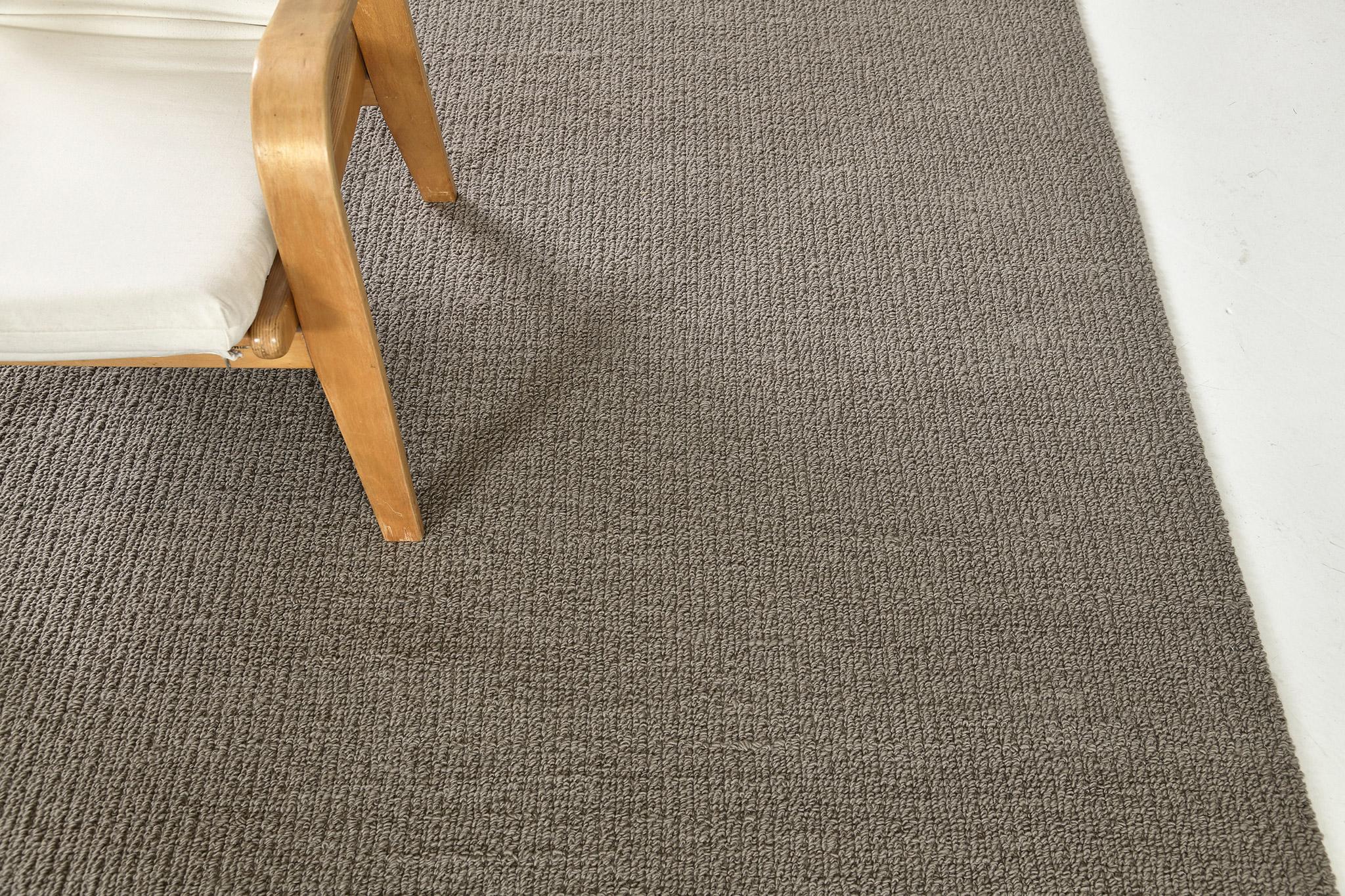 Hand-Knotted Mehraban Sand Flatweave, Loam Collection For Sale
