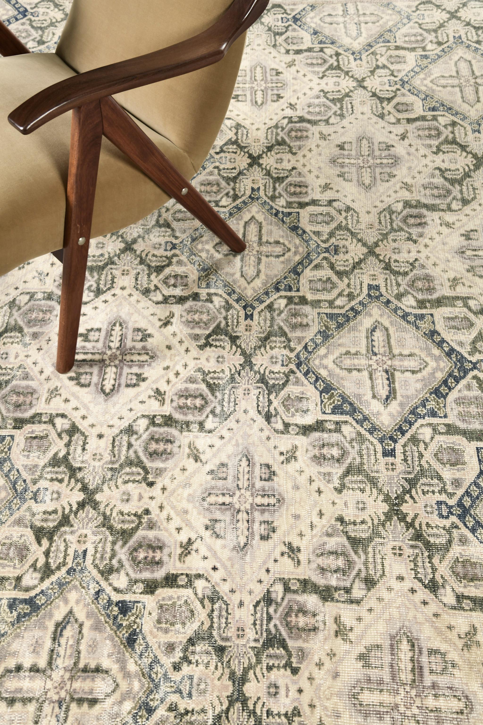 Hand-Knotted Mehraban Schastlivvy, Domicile Collection For Sale