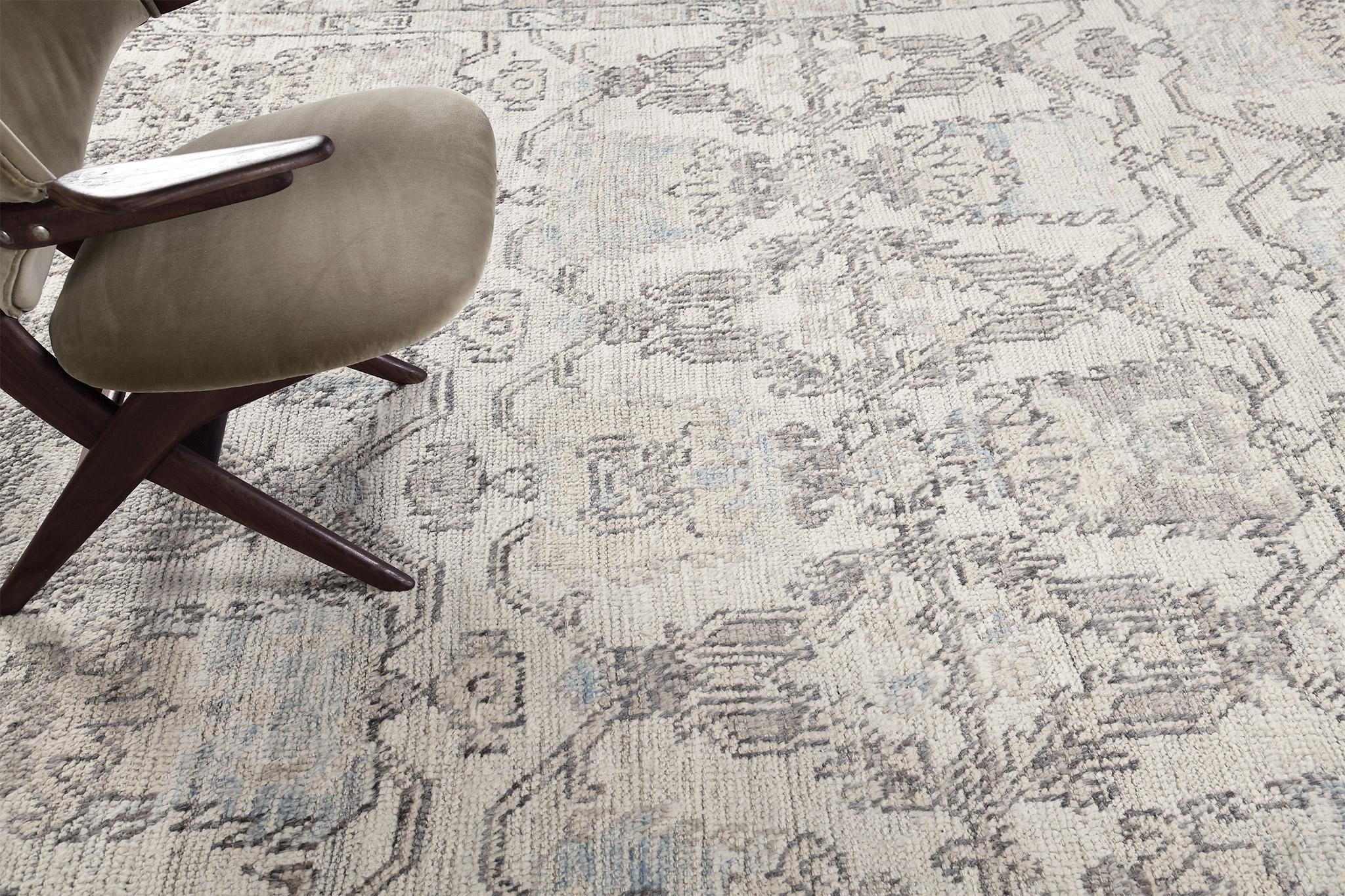 Hand-Knotted Mehraban Setareh, Domicile Collection For Sale