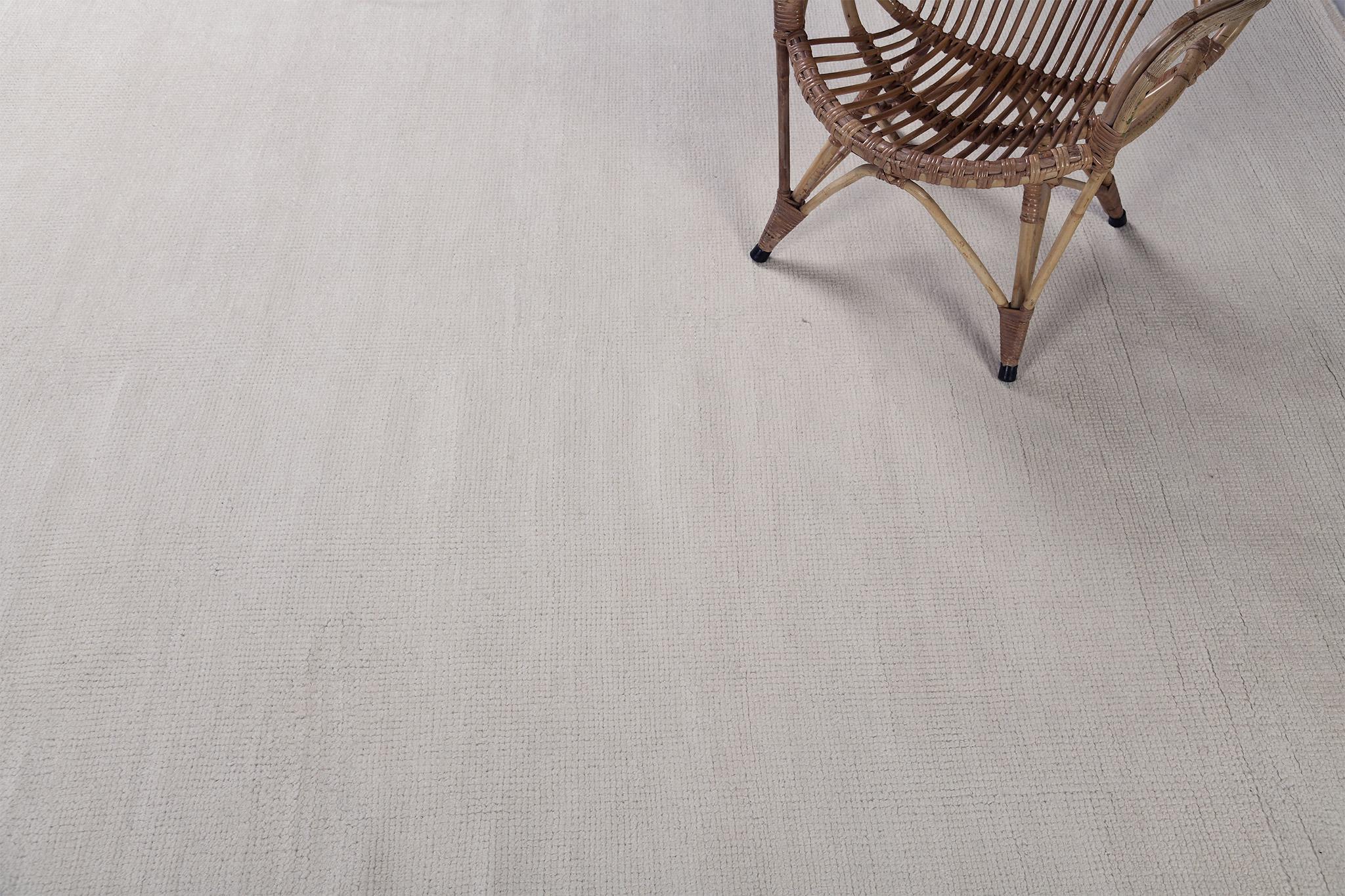 Hand-Knotted Mehraban Silt Pile, Loam Collection For Sale