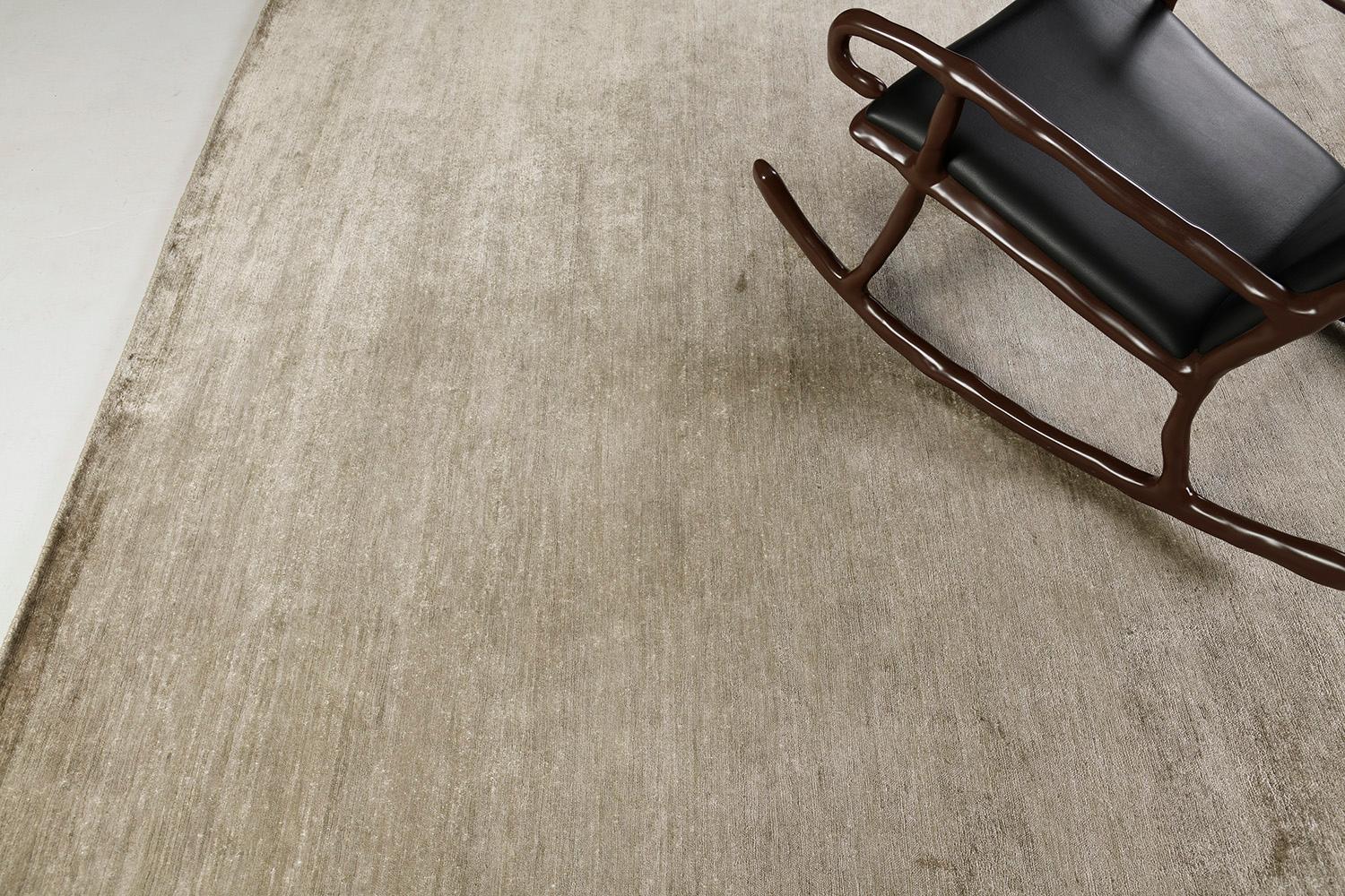 Mehraban Massivdesign Bambus Seidenteppich Dara im Angebot 4