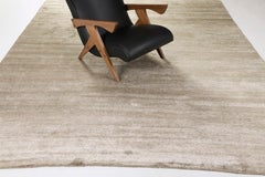 Mehraban Solid Design Bamboo Silk Rug Dara
