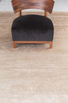 Mehraban Solid Design Bamboo Silk Rug Dara