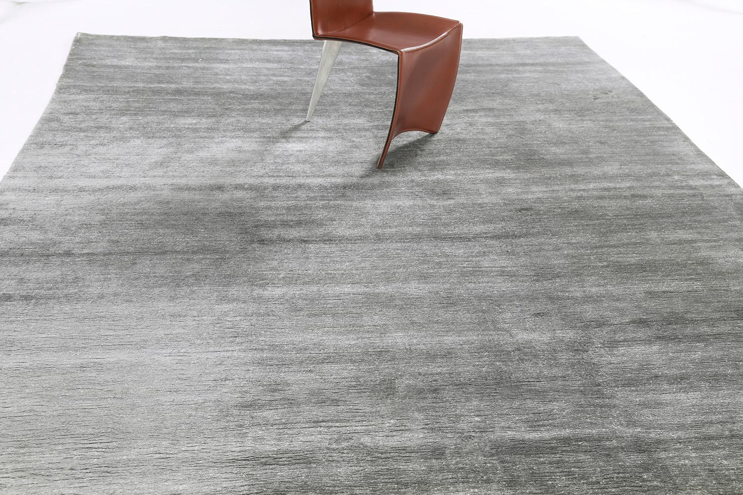 Mehraban Massivdesign Bambus Seidenteppich Dara (Handgeknüpft) im Angebot