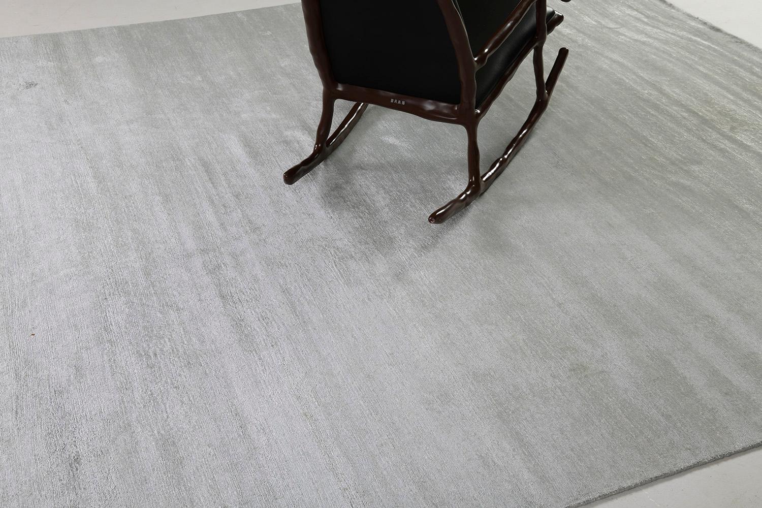 Mehraban Massivdesign Bambus Seidenteppich Dara im Angebot 1