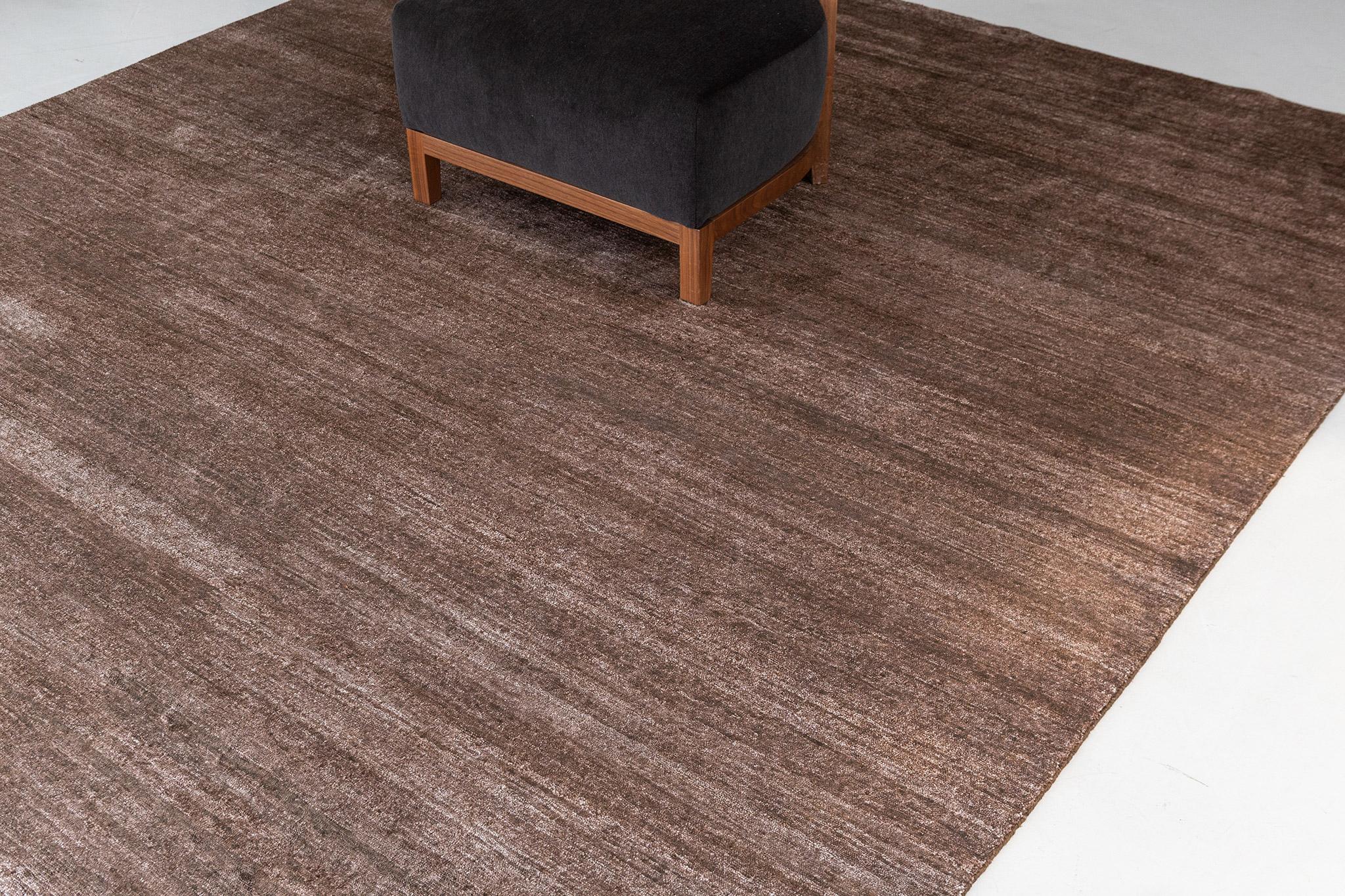 Seta Mehraban Rugs in seta di bambù dal design solido Dara in vendita